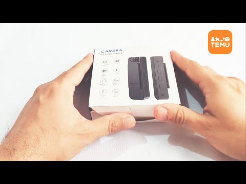 Mini Cámara Corporal HD 1080p de TEMU / unboxing