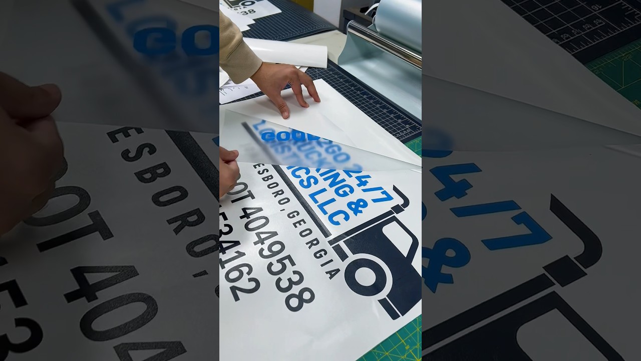 Decals tailored to match your truck's size and style. #TruckDecals#VehicleDecals#CustomDecals