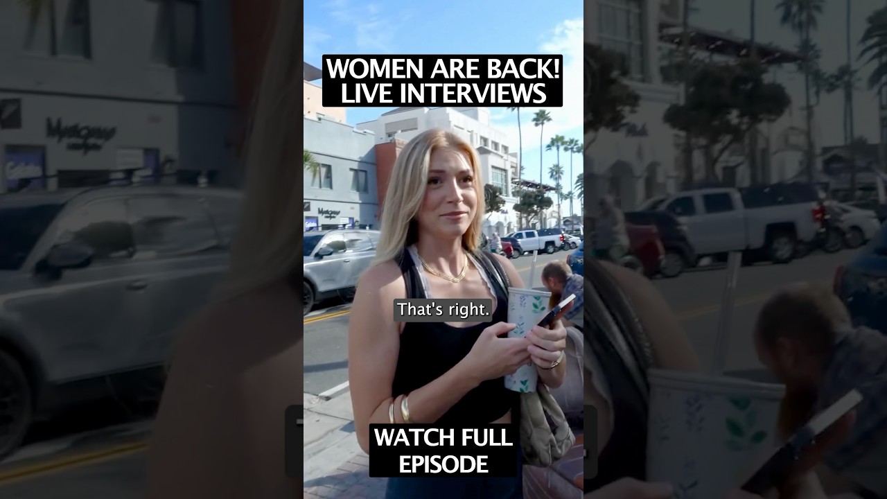 Women Are Back - Street Interviews! Episode 2. Join me as I Go Live on the streets.
