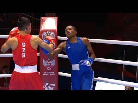 Round of 32 (52kg)  ZOIROV Shakhobidin (UZB) vs MARTE Rodrigo (DOM) /AIBA World 2019