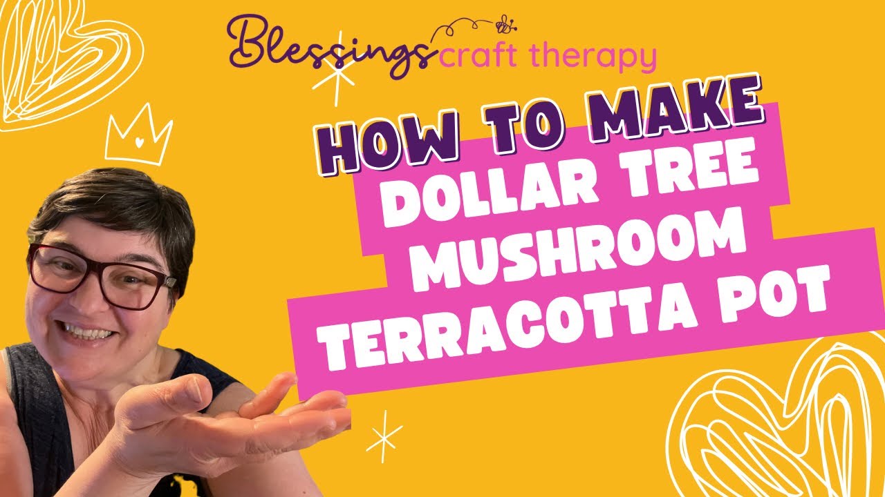 Diy Dollar Tree Mushroom Terracotta Pot