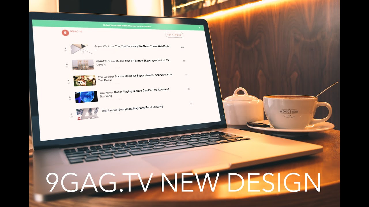 9gag.tv - NEW DESIGN - March 2015 - BETA