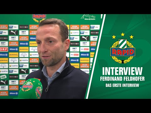 Ferdinand Feldhofer in seinem ersten Interview als Cheftrainer