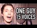 One guy, 15 voices