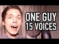 One Guy, 15 Voices 
