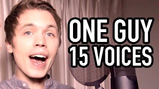 One Guy, 15 Voices
