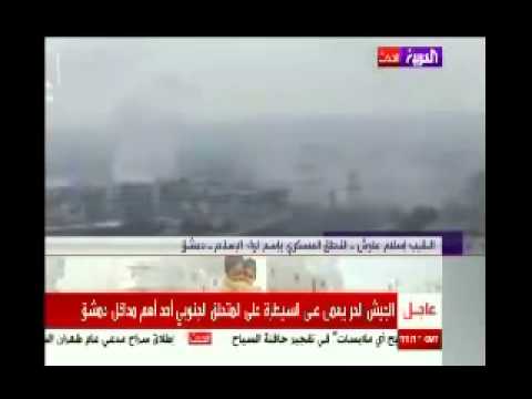 لقاء تلفزيوني مع النقيب إسلام علوش الناطق الرسمي باسم جيش الإسلام للحديث عن الأوضاع الميدانية والعسكرية في محيط مدينة دمشق