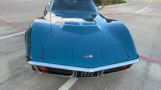LS-Powered 1972 Chevrolet Corvette Start-Up and Walk Around