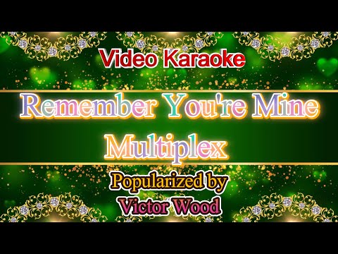 Remember You're Mine (WBV) - Victor Wood Video Karaoke
