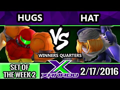 S@X 137 - Hugs (Samus) Vs. Hat (Sheik) SSBM Winners Quarters - Smash Melee