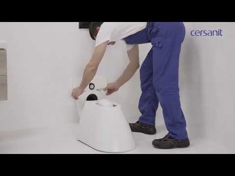 Как установить подвесной унитаз Cersanit