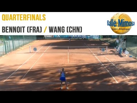 BENNOIT (FRA) vs WANG (CHN) Quarterfinals - Center court