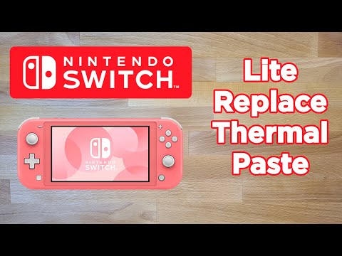 Nintendo Switch Lite - How to Replace Thermal Paste (All 3 Locations)
