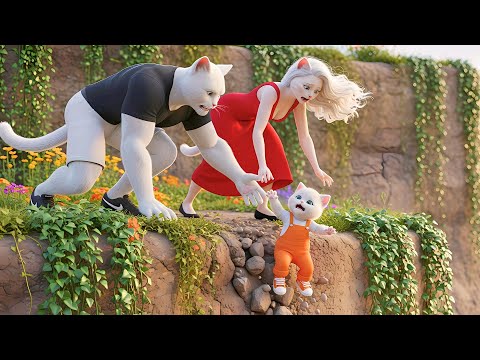 🐾 A Terrifying Fall Into the Abyss… The Kitten’s Fate Took an Unexpected Turn!#ai #catshorts #aicat