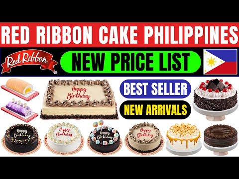 Red Ribbon Cake Price List 2025 with Pictures Philippines | Dedication Cakes, Birthday Cakes, etc