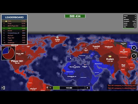 The India Empire Conquers The World! Territory Games io - Territorial IO World Map Winning Strategy!