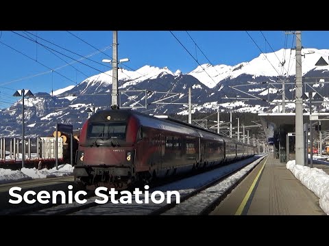 Austrian Trains Vlog #17 - Scenic Railway Station Spittal Millstättersee in Carinthia (31.01.2023)