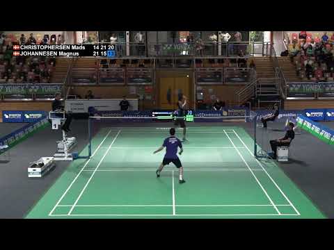 Match Point - Mads Christophersen vs. Magnus Johannesen - MS, Final - Luxembourg Open 2022