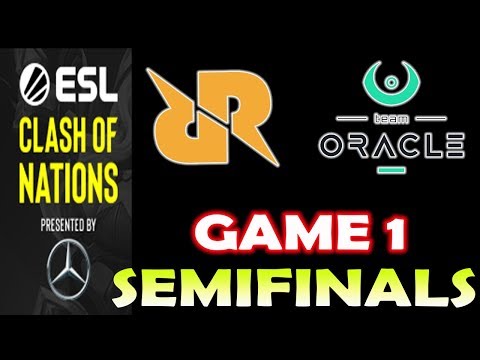 RRQ TRUST VS TEAM ORACLE ESL CLASH OF NATIONS BANGKOK 2019 SEMIFINALS