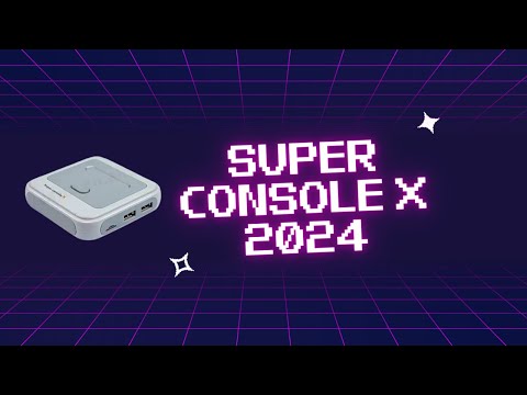 Super Console X 2024 - Retro Gaming Console - Unbox - Teardown and Gameplay
