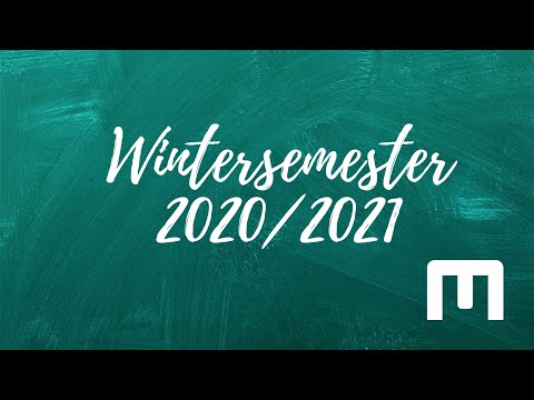 Start ins Wintersemester 2020/2021