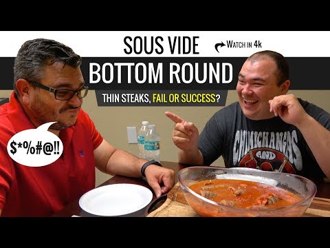 Sous Vide BOTTOM ROUND Steak - Bife Role! Success or Fail?