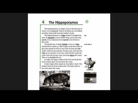 Facts and Figures - Unit 1: Animal  Lesson 4: The Hippopotamus