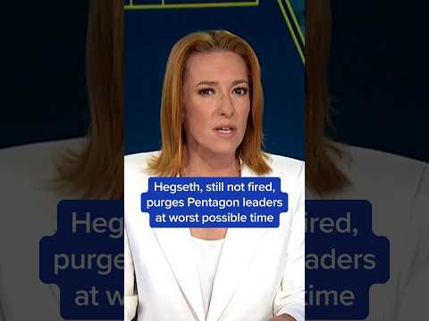 Hegseth, still not fired, purges Pentagon leaders at worst possible time