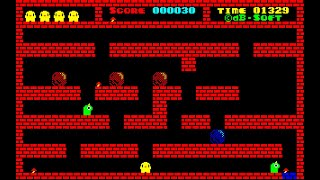 Sharp X1 Game: Flappy (1983)