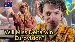 My Reaction to Delta Goodrem - Eclipse in LONDON! (Eurovision 2026)