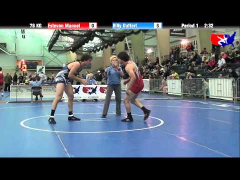 Estevan Manuel vs. Billy Duffert at 2013 ASICS FILA Cadet Nationals - GR