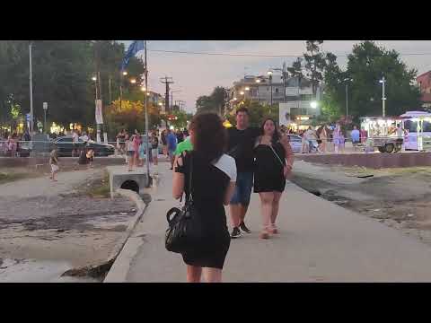 One night a Nea Kalikratea, Greece