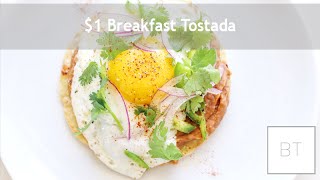 $1 Breakfast Tostada