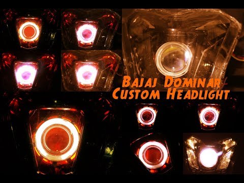 Bajaj Dominar Custom Headlight By AvMoD