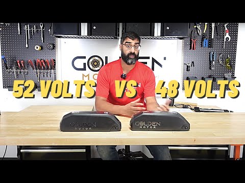 52 Volt versus 48 Volt Lithium-Ion Ebike Battery