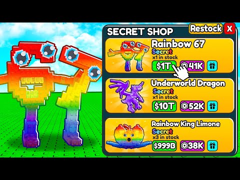 Starting Over Using BLACK MARKET SHOP in Plants vs Brainrots!