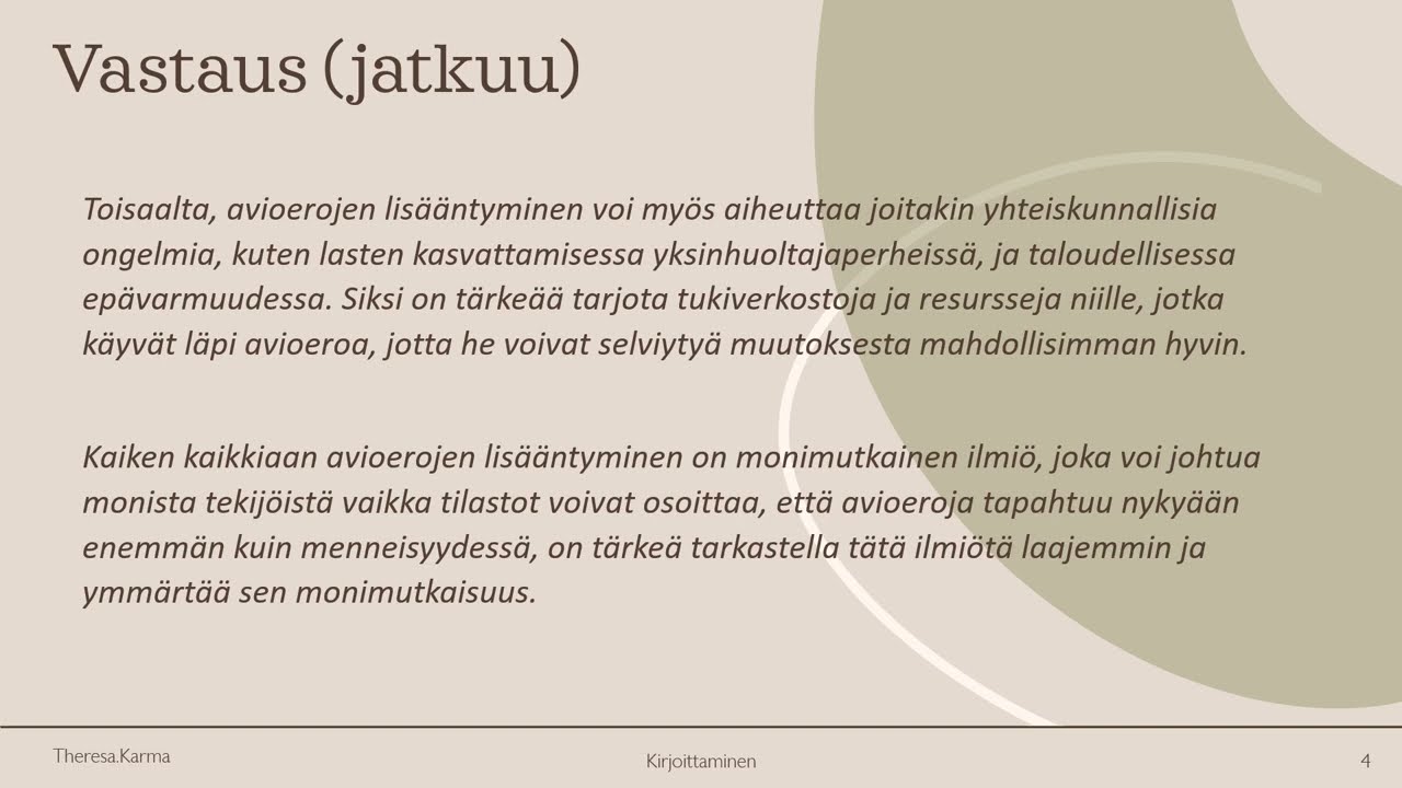 YKI Harjoitus- Kirjoittaminen- Mielipide 2