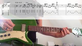 Pleasure - Glide [TABS in video guitar cover]