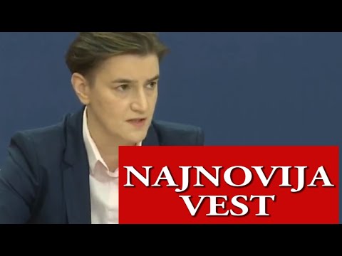PREKID  Programa -   Ana Brnabic se HITNO OBRATILA