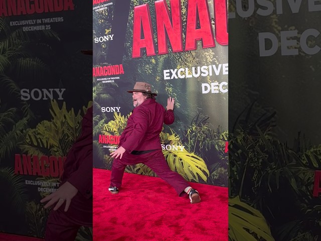 Wildin’ out with Jack Black at the Anaconda World Premiere