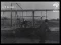 The Wright brothers first aeroplane flight (1903)