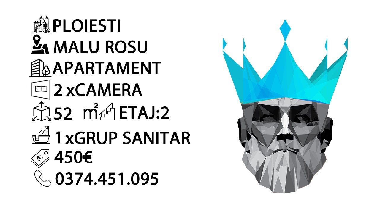 Tur video Malu Rosu | Apartament 2 Camere | Decomandat | Etaj 2 | Centrala Proprie | AC
