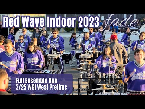 Red Wave Indoor 2023 "Fade" - Full Ensemble Run - 3/25 WGI West Prelims
