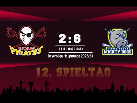 ESV Buchloe Pirates - ERV Schweinfurt | PK 12. Spieltag | BEV Bayernliga 2022/23