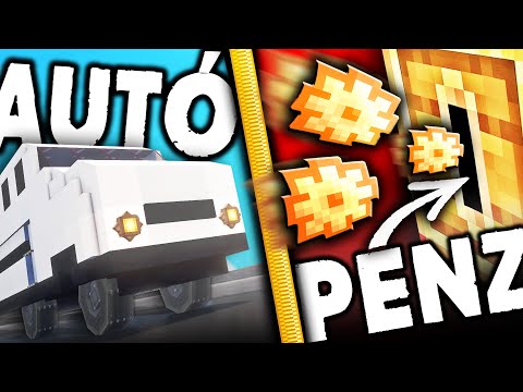 AUTÓK ÉS PÉNZ A MINECRAFTBAN! BRUTÁLIS BANK │ MINECRAFT MODERÁTOR 5. │ Create Mod