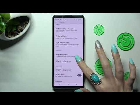 How to Enable Auto-Brightness in SONY XPERIA 5 IV - Manage Adaptive Brightness