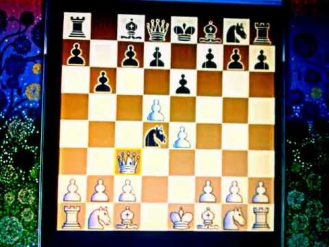 Hvatanje DAME u Francuskoj odbrani , sahovskom otvaranju  # 23 Sah i Mat