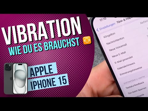 iPhone 15 - Vibration ausschalten