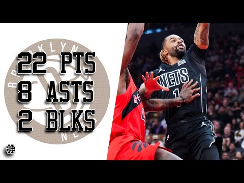 D'Angelo Russell 22 pts 8 asts 2 blks vs Raptors 24/25 season