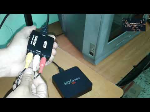 Como conectar android tv box en televisor convencional